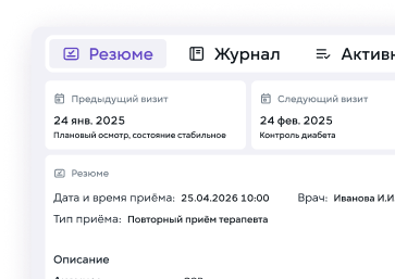Резюме медицинских карт